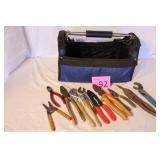 Cloth Tool Box with Pliers