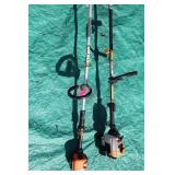 Worx Battery Operated and Ryobi Gas Weed Eaters