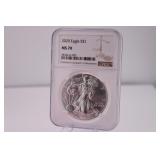 2020 Eagle $1 Uncirc. NGC