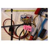Air Conditioner Hoses, Tire Tool, Scraper