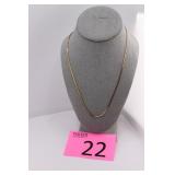 14K Yellow Gold 20" Mariner Chain