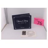 Statue of Liberty Silver Centennial Comm. Bar