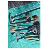 Shovels, Pitch Fork, Racks, Wood Splitter