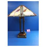 Tiffany Style Stained Glass Mission Lamp