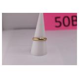 14K Yellow Gold Band Ring
