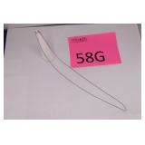 14K White Gold FS7 18" Chain Necklace