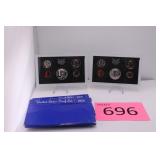 Two 1970 U.S. Mint Proof Sets