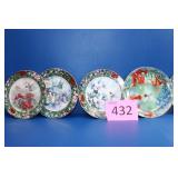 Ceramic Hummingbird Collectible Plates