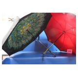 Two Double Layer Umbrellas