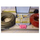 Two Air Hoses with Fittings