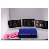 Three 1969 U.S. Mint Proof Sets