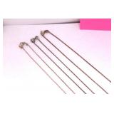 Three Sterling Silver 925 Chain Necklaces