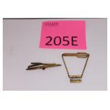 Two Vintage Hickok Tie Pins