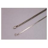 Two Sterling Silver 925 Bracelets