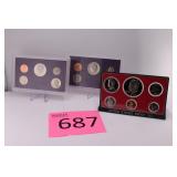 1977 & Two 1978 U.S. Proof Sets