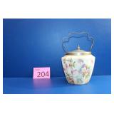 19th Century Carlton Ware Porcelain Biscuit Barrel