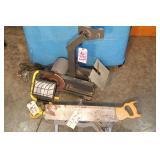 Combo Band and Disc Sander, Halogen Work Light