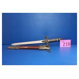 Vintage Chinese Sword with Sheath