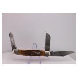 Case XX USA 6375 Amber Bone Large Stockman Knife