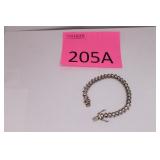 Sterling Silver with CZs Large Tennis Bracelet