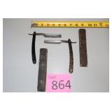 Two Folding Razors with Boxes