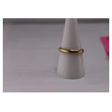 14K Yellow Gold Band Ring