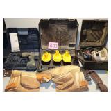 Ryobi Drill Kit No Charger, DeWalt Box