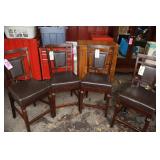 Four Chairs with Swivel Seats