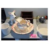 Picture and Vase, Cookie Jar, Cookware