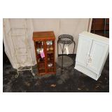 Four Piece Cupboard Wall Mounted, Plant Stand