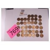 Forty 2000 & 2001 Sacagawea Dollar Coins