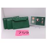 Three 1998 U.S. Mint Coin Proof Sets