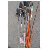 Four Youth Rod and Reels / Three Cane Poles