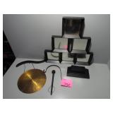 Oriental Gong & Mirror Hall Decor