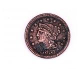 1853 Braided Hair Liberty Head Large Cent