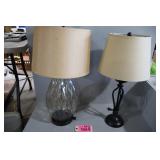 Two Large Lamps