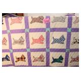 Schnauzer Bedspread/Blanket