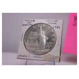 1986 Silver Statue of Liberty Comm. $1 Coin