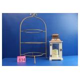 Metal Decorative Plate Holder / Memory Candle