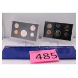 Two 1971 U.S. Mint Coin Proof Sets