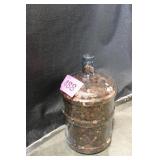 Large Glass Jug Full of Pennies