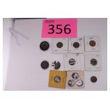 Thirteen Indian Head Pennies