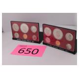 Two 1976 U.S. Mint Proof Sets