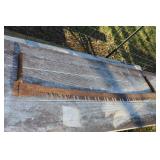 Two Man Cross Saw, Shepard Hooks,