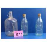 Vintage Milk Bottles & Jug