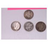 1913 & 1914 Barber Quarters