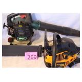 Bolens Gas Power Blower / Poulan Pro Chain Saw