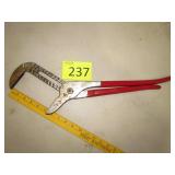 Large Blue Point Channel Lock Pliers