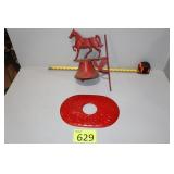 Horse Bell and Round Oak Chief Sign