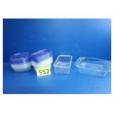 New Glad Ware Tupperware / Pyrex Dishes